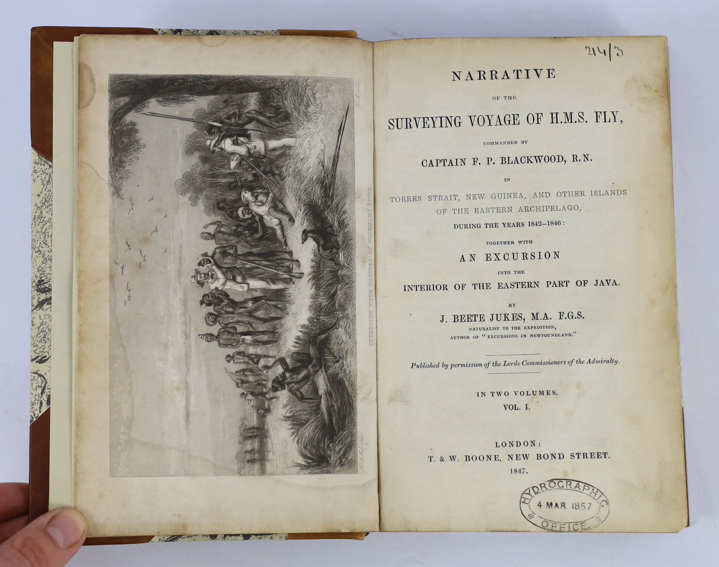 Jukes, Joseph Beete (1811-69) - Narrative of the Surveying Voyage of H.M.S. Fly, Commanded by Captain F.P. Blackwood, R.N. in Torres Strait, New Guinea, and Other Islands of the Eastern Archipelago, During the Years 1842